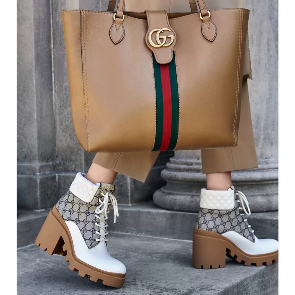 Gucci Women's Trip GG Bootie - Picture 7 of 10